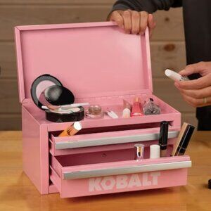 Kobalt Mini 2 Drawer Steel Tool Box - Pink (54422) NEW IN BOX